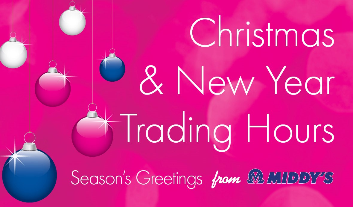 Christmas & New Year Trading Hours 2024-25